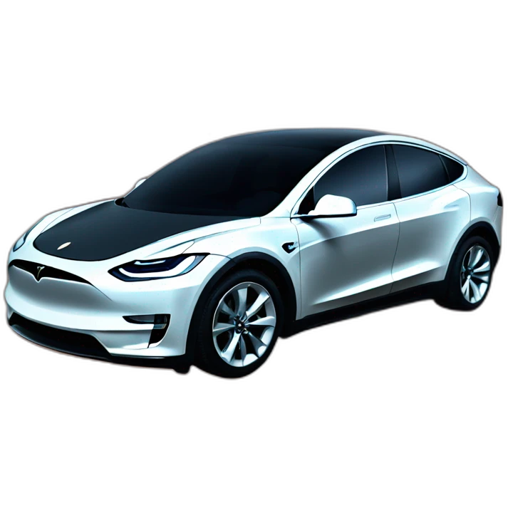 telsa car in space emoji
