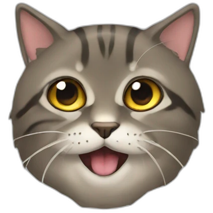 Mewing emoji