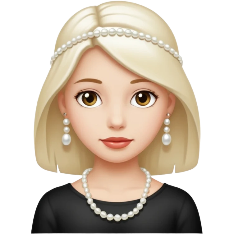 Pearl String Girl emoji