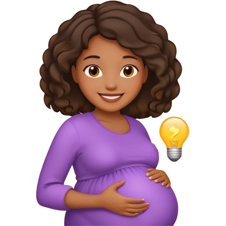 Pregnant women of color emoji