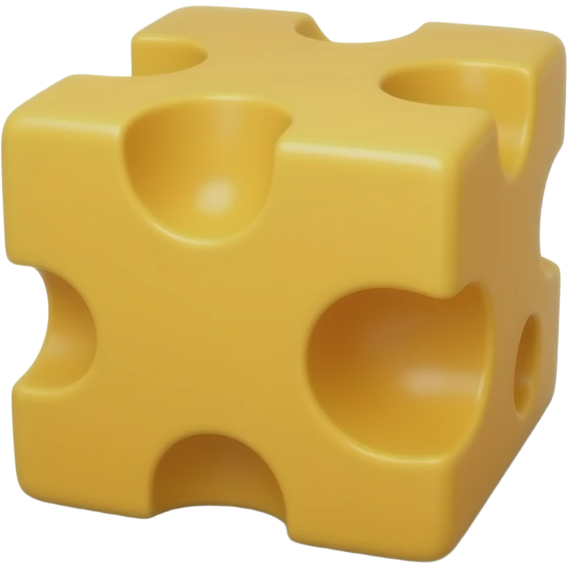 Cheese cubes emoji