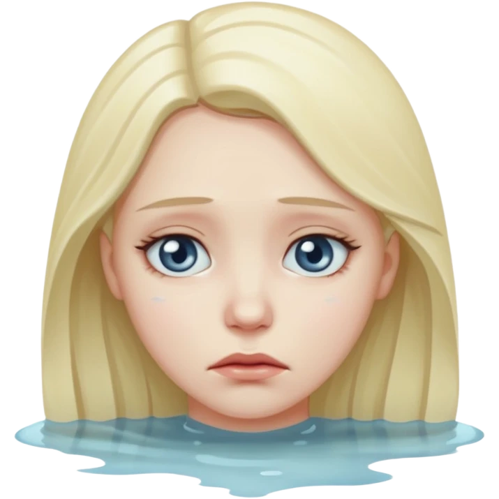 very sick and sad woman emoji