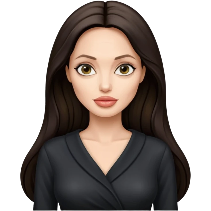 Angelina Jolie up to the waist emoji