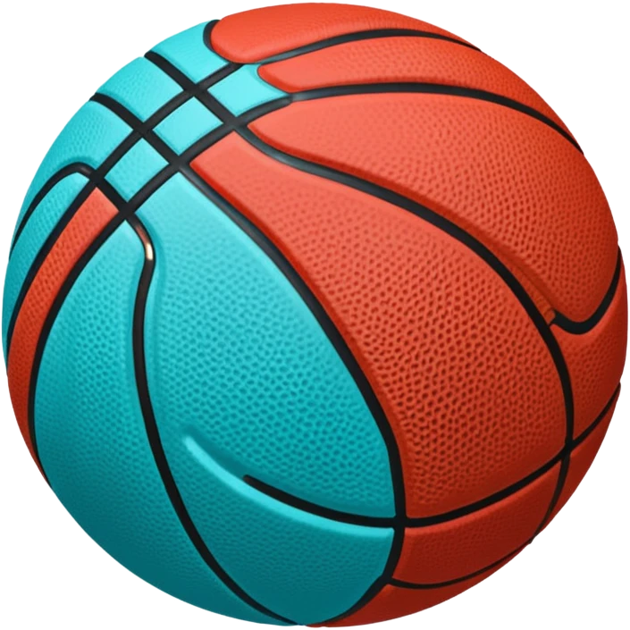 basketball (#00A3E0) and red (#F9423A) emoji