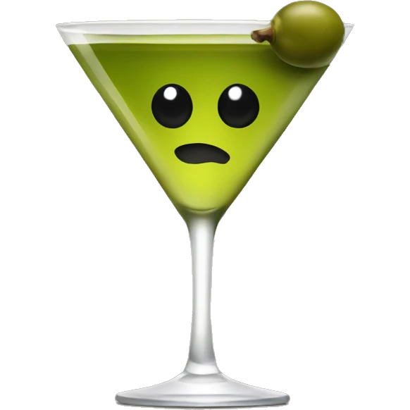 Olive martini emoji