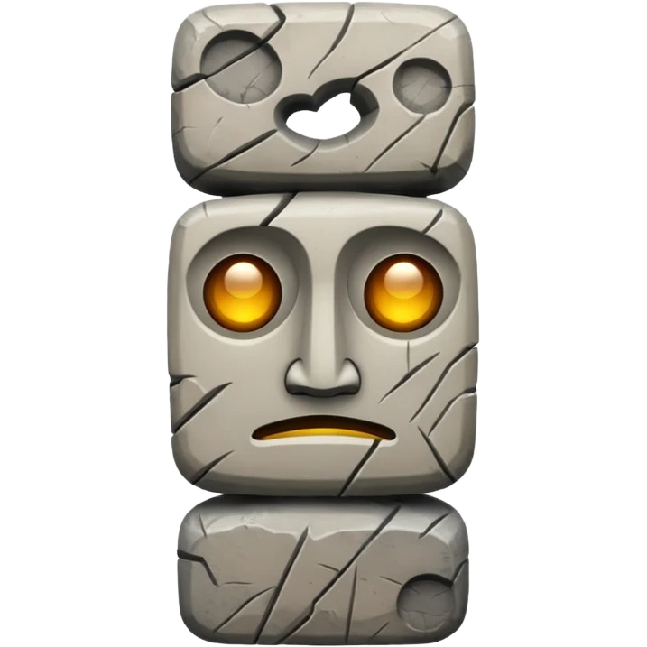 stone totem emoji