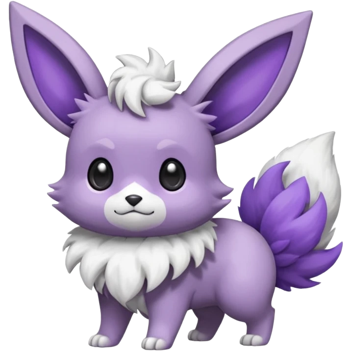 Purloin-Eevee-Espurr-Rocruff-Fakémon-hybrid-creature (full body)  emoji