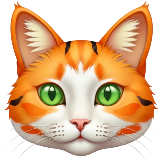cats face with butterflies emoji