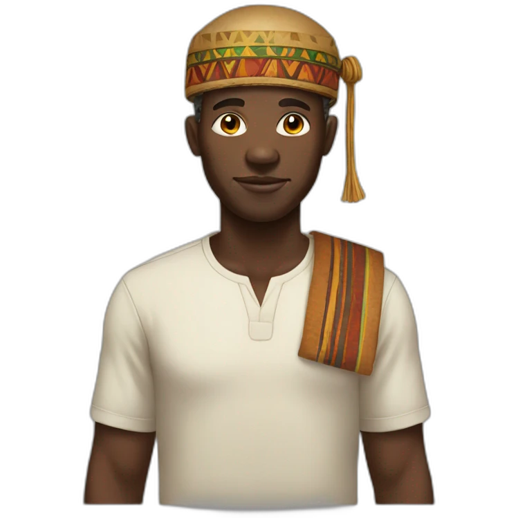african man in traditional headgear emoji