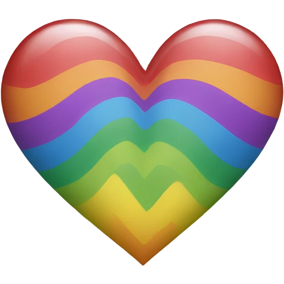 Rainbow heart emoji