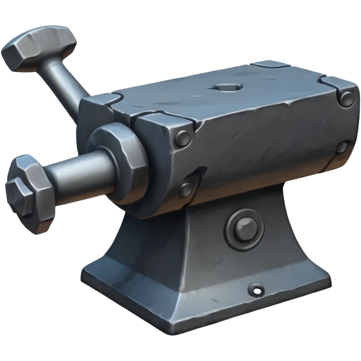 create realistic anvil emoji