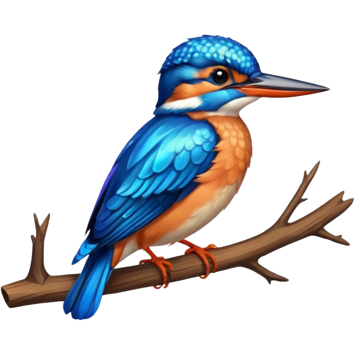 Blue Kingfisher emoji