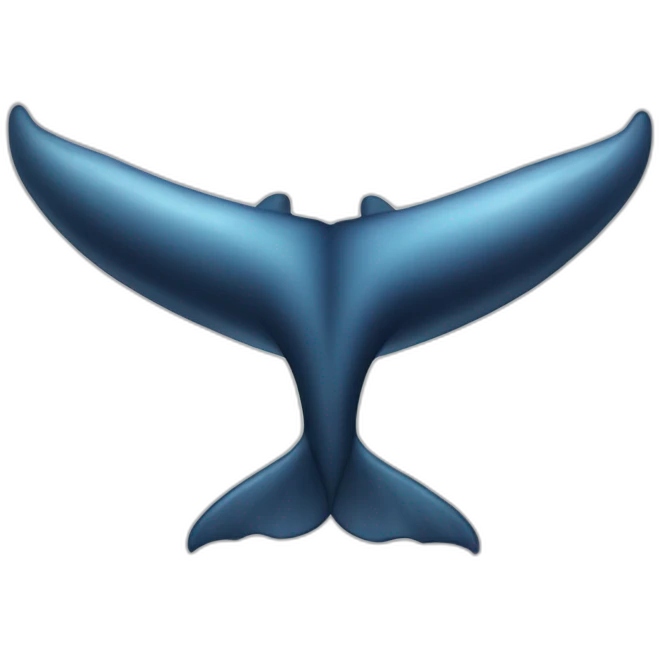 Whale tail emoji