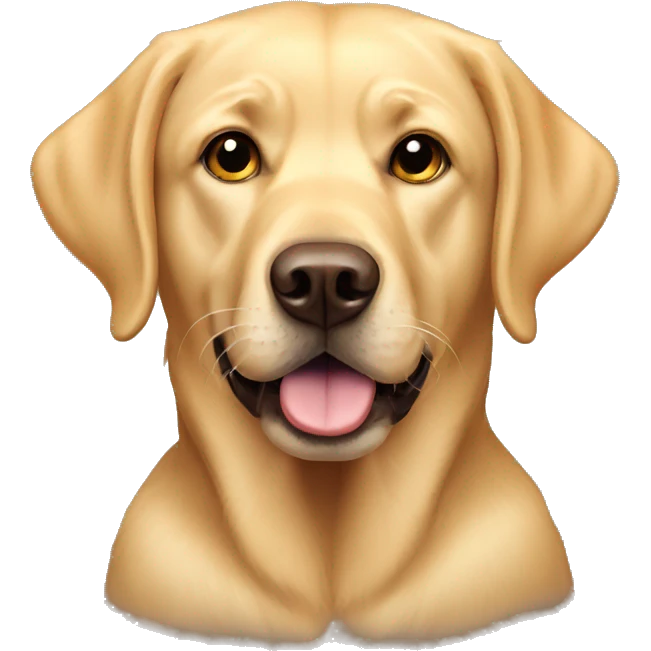 golden labrador emoji