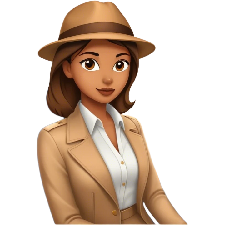 Hot chick on an airplane emoji