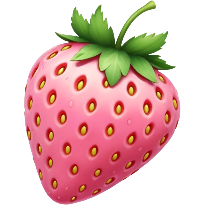 Light pink strawberry emoji
