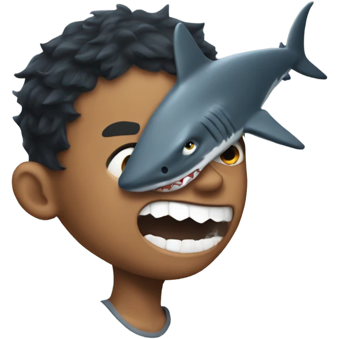 Shark boy emoji