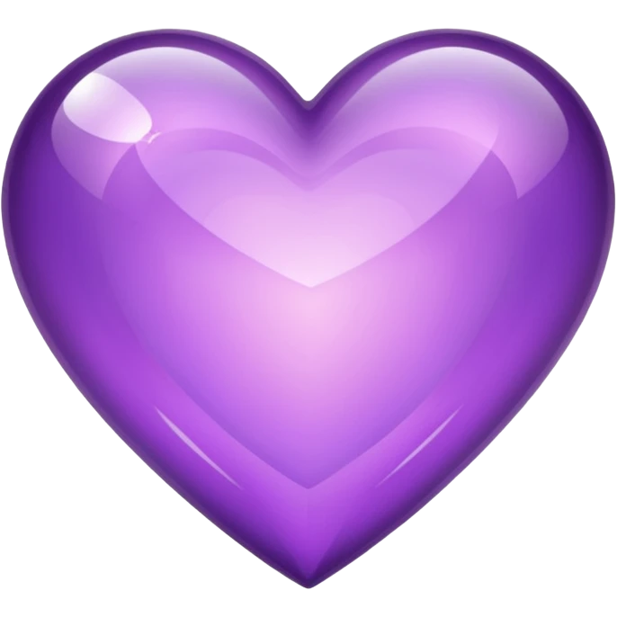 Crystal Purple Heart  emoji