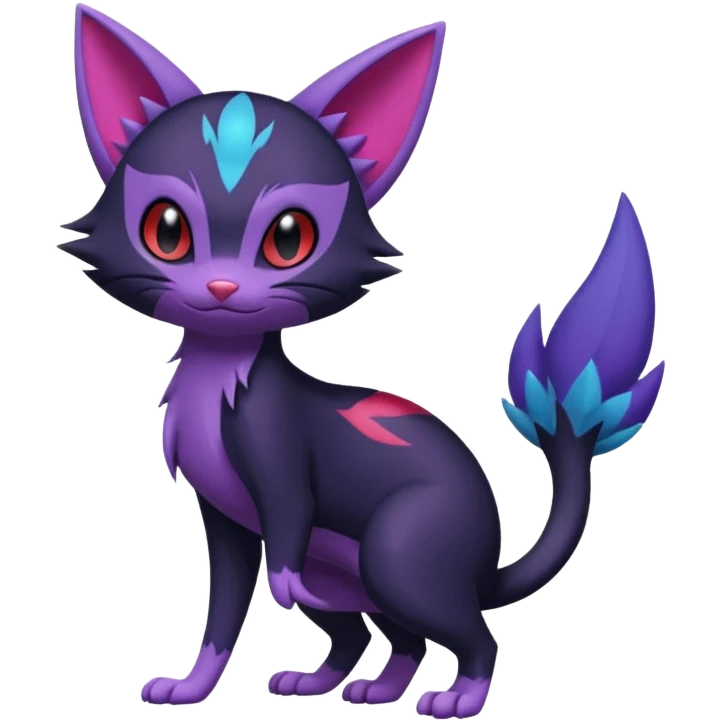Sneasel-Purrloin-Fakémon-hybrid-creature (full body)  emoji