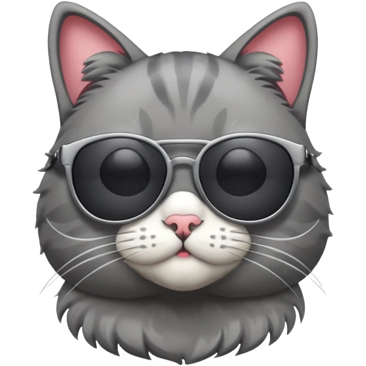 Cat wearing sunglasses emoji
