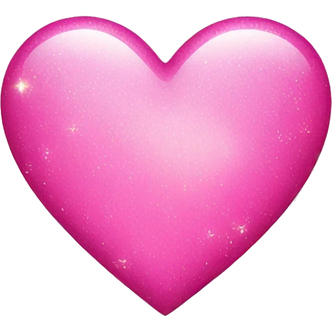 Pink heart with sparkles  emoji