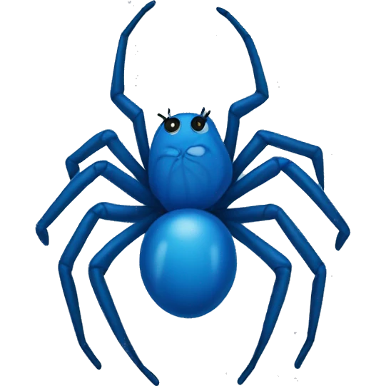 Blue Spider emoji