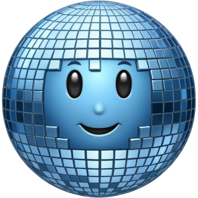 disco ball moon emoji