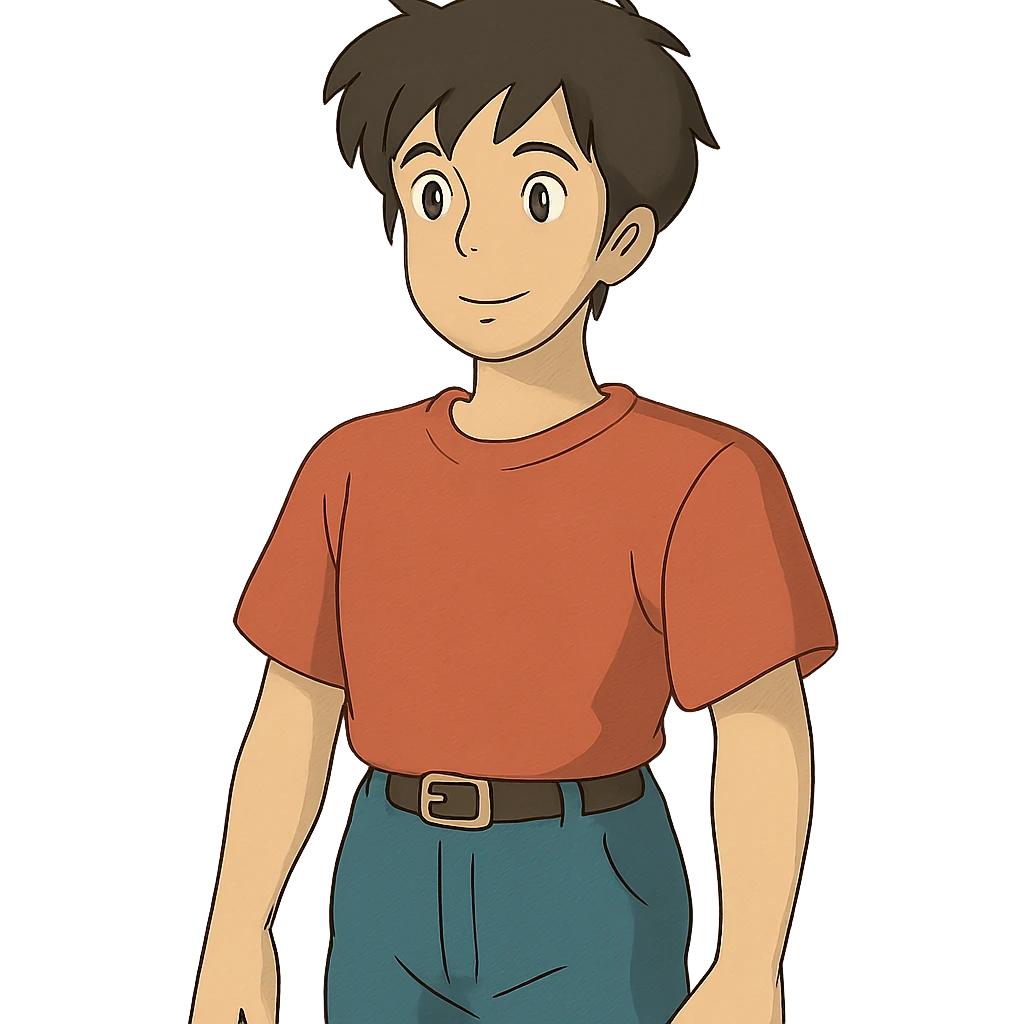 ghibli style human being emoji
