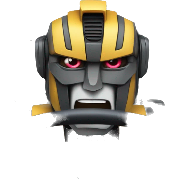 Transformer driving behind the steering wheel  emoji