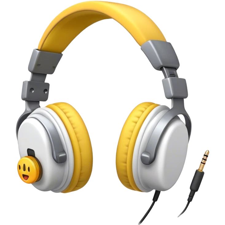Head phone with accessories  emoji