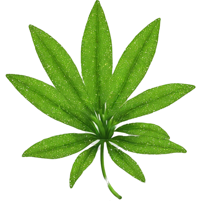 Sparkling sinsemilla 420 flower emoji