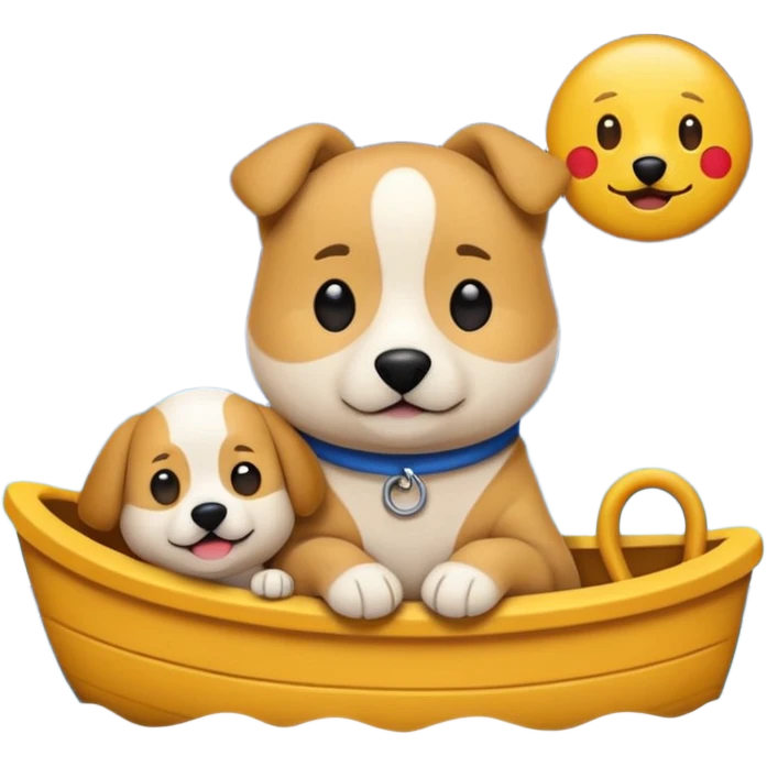 crea un emoji de buenas noches. Pon un texto : Buenas noches Javier y Tobi. Javier es una imagen de profesor y Tobi q sea imagen de un perro emoji