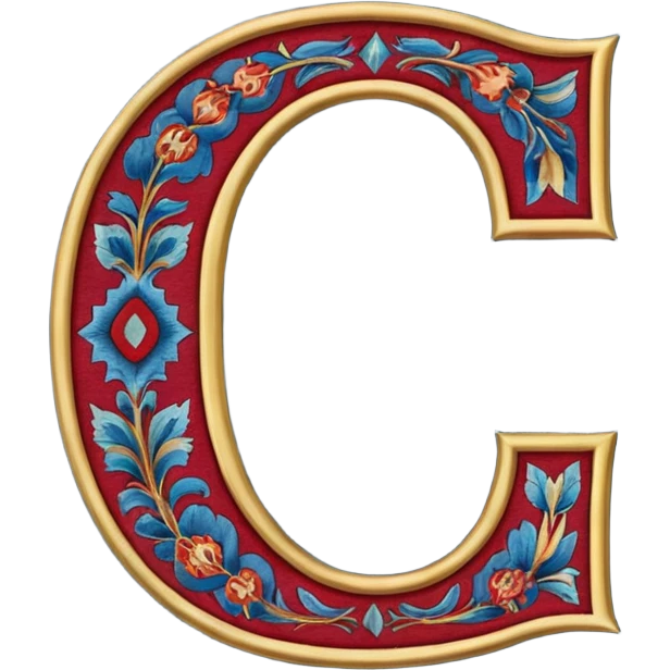  c made out of persian carpet texture emoji