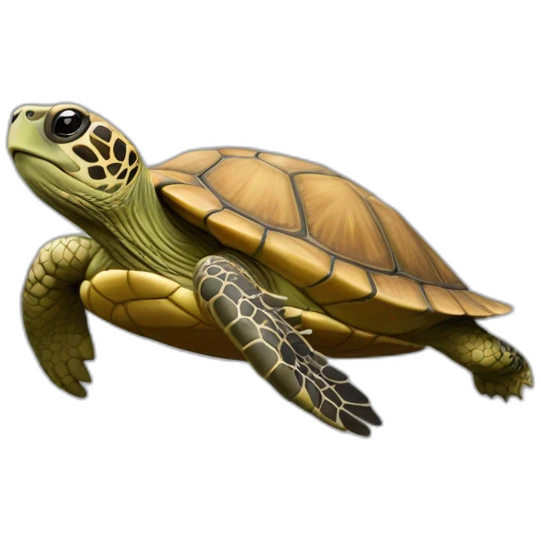 tortue qui vole emoji
