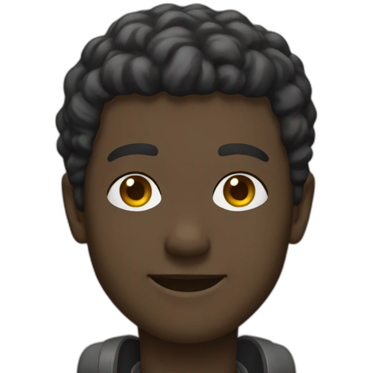 black métro emoji
