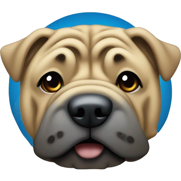 Chinese Shar-Pei ￼ emoji
