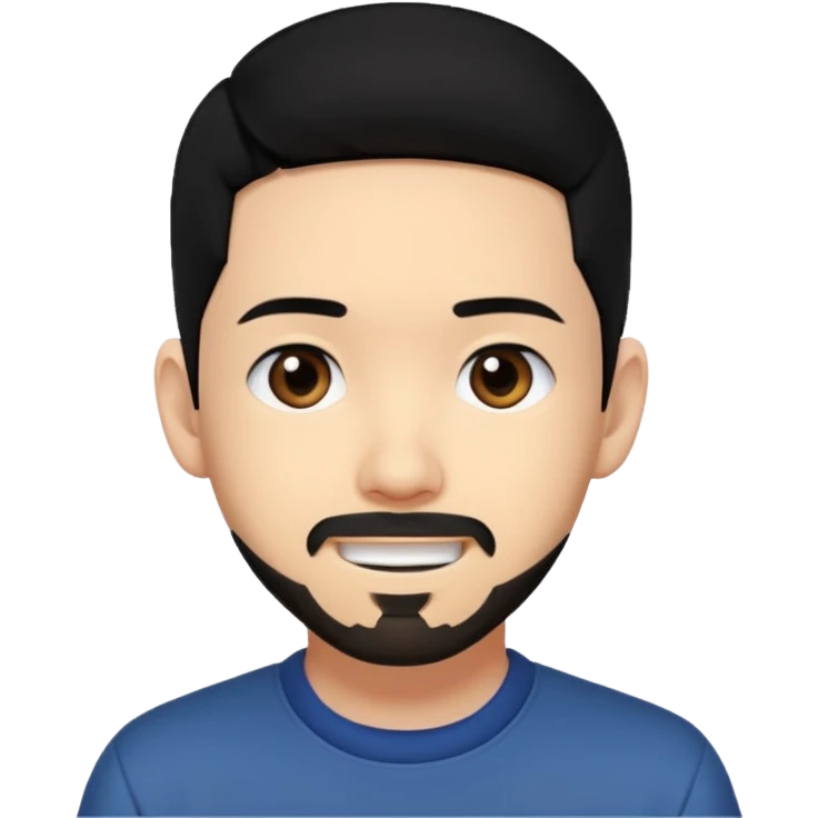 Mike Shinoda black hair emoji