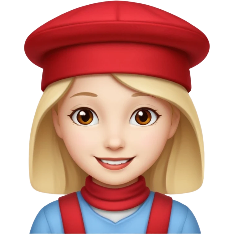 red hat girl emoji