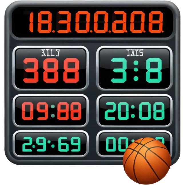 scorebord basketbal emoji