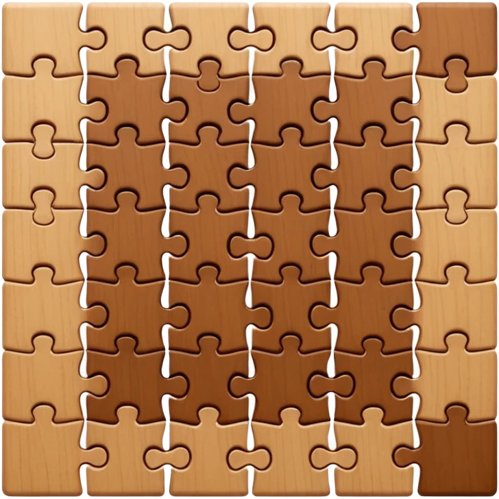 puzzle brown emoji