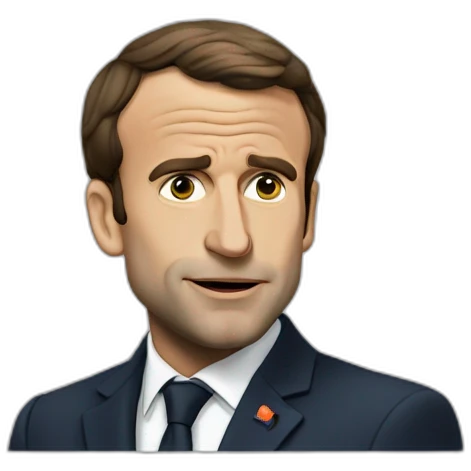 macron qui fume emoji