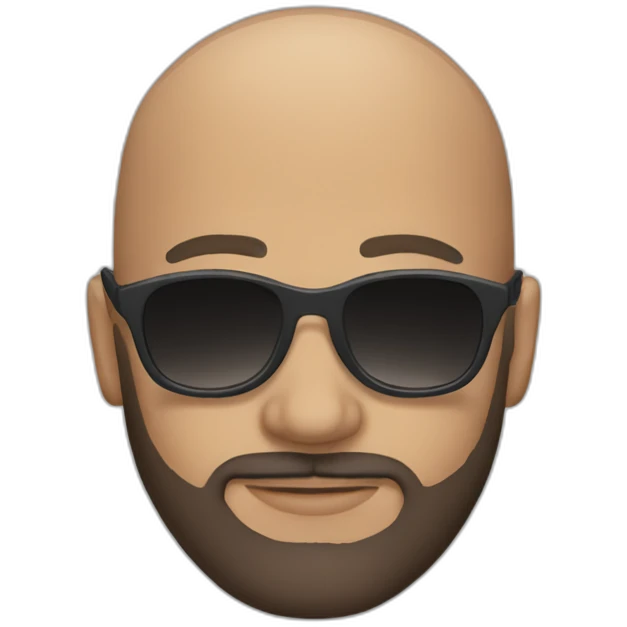 bald-guy-sunglasses-beard emoji