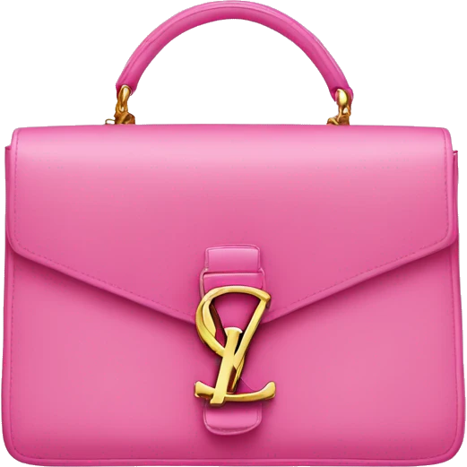 Pink YSL bag emoji