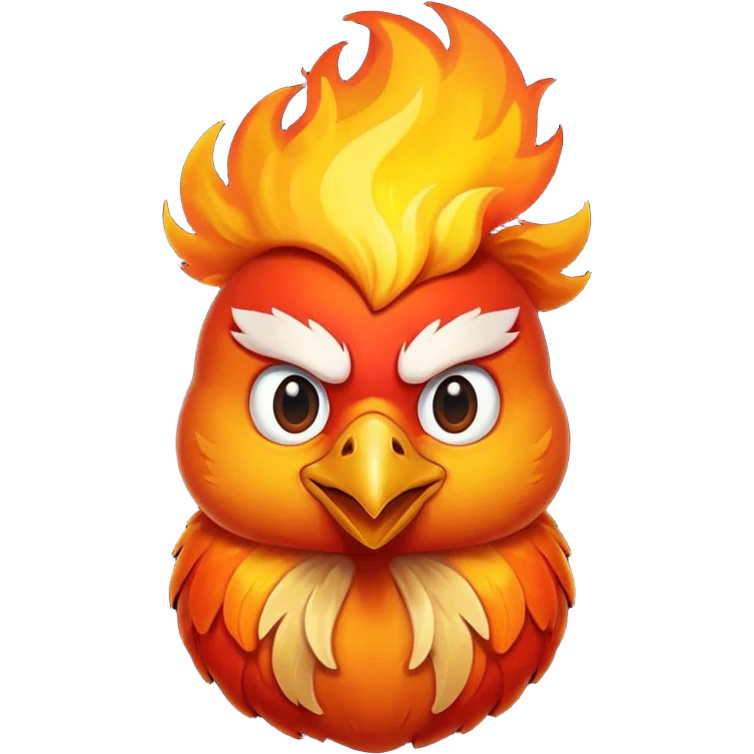 Pyro chicken emoji