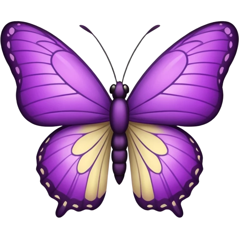 Borboleta roxa emoji