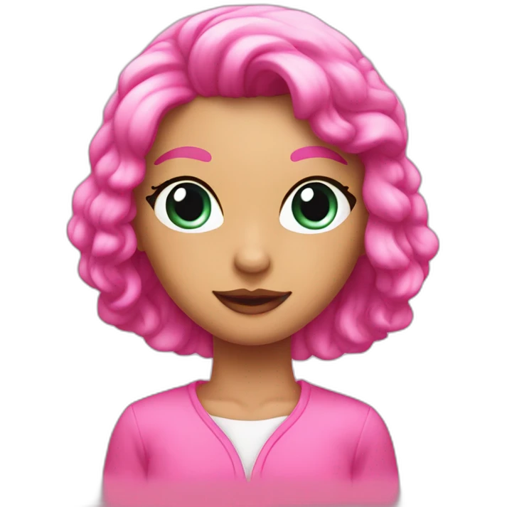 pink pantheress y2k style emoji