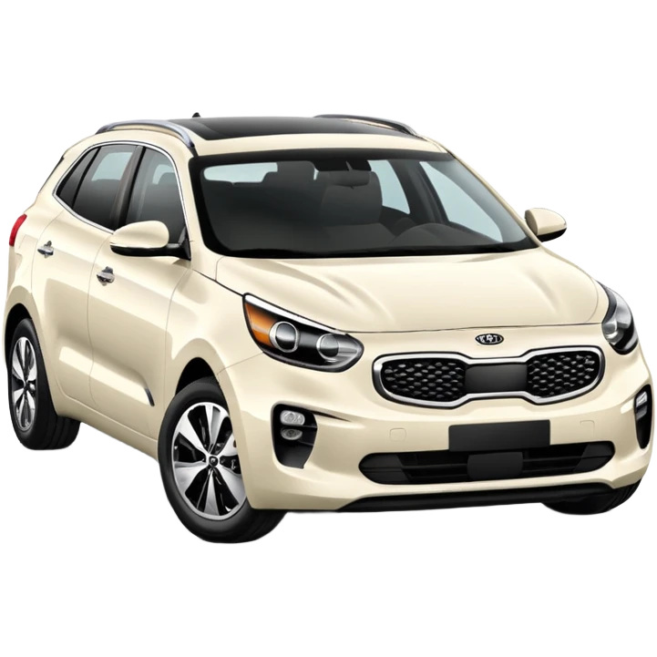 Carro Kia k4 2025 blanco emoji