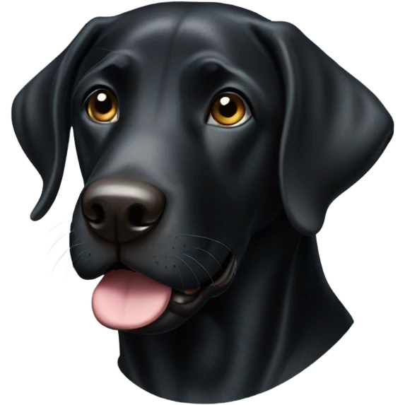 Black Labrador  emoji