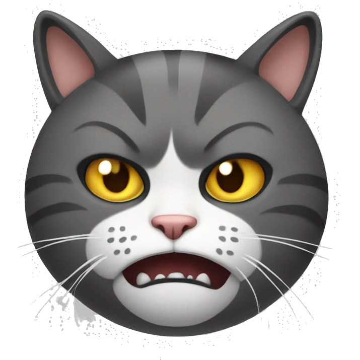 angry cat emoji
