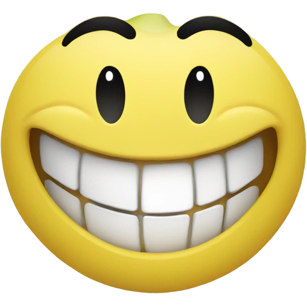 Laughing banana face emoji